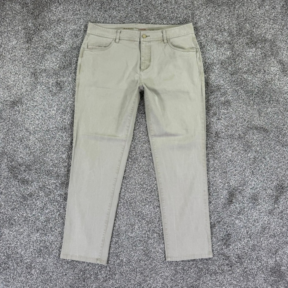 Rhone Commuter Five-Pocket Pants Mens 35‎ Khaki Tan Straight Leg Fit Causal Golf